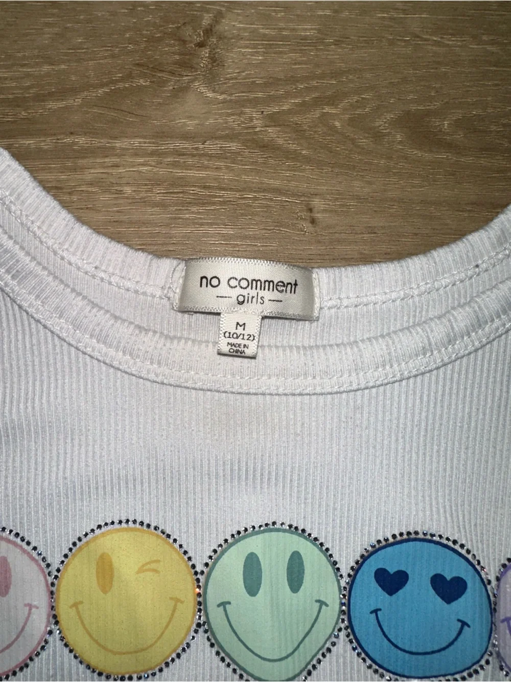 White 'Don't Kill My Vibe' Smile Graphic Kids One-Piece